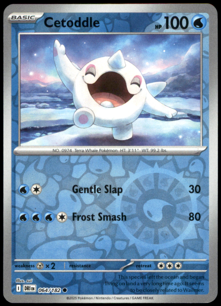 Cetoddle Reverse Holo Common SV10: Destined Rivals 064/182 NM N-DESIGN Inc