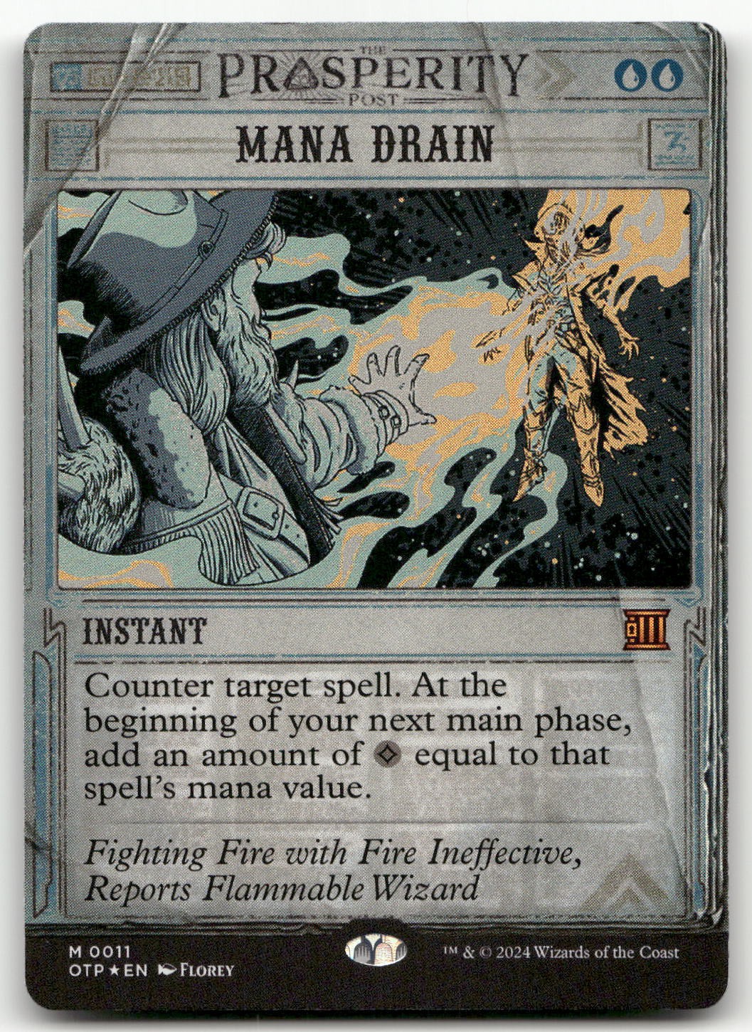 Mana Drain #11 (Foil) (NM) Thunder Junction OTP Magic MTG