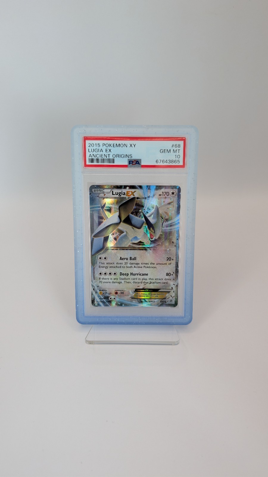 Pokémon TCG Lugia EX 68/98 XY Ancient Origins Card PSA 10
