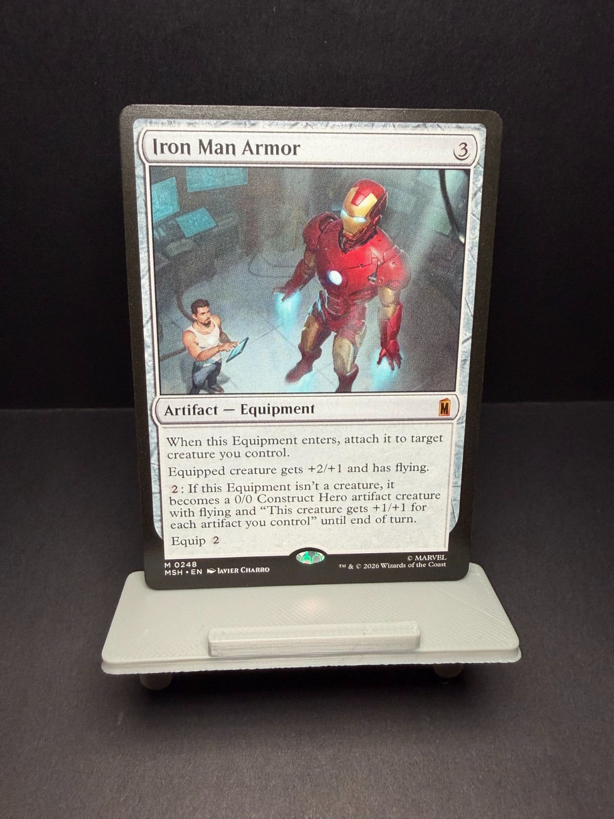 Iron Man Armor – Mythic – 248 – Regular [ MTG: Marvel Super Heroes ] NM