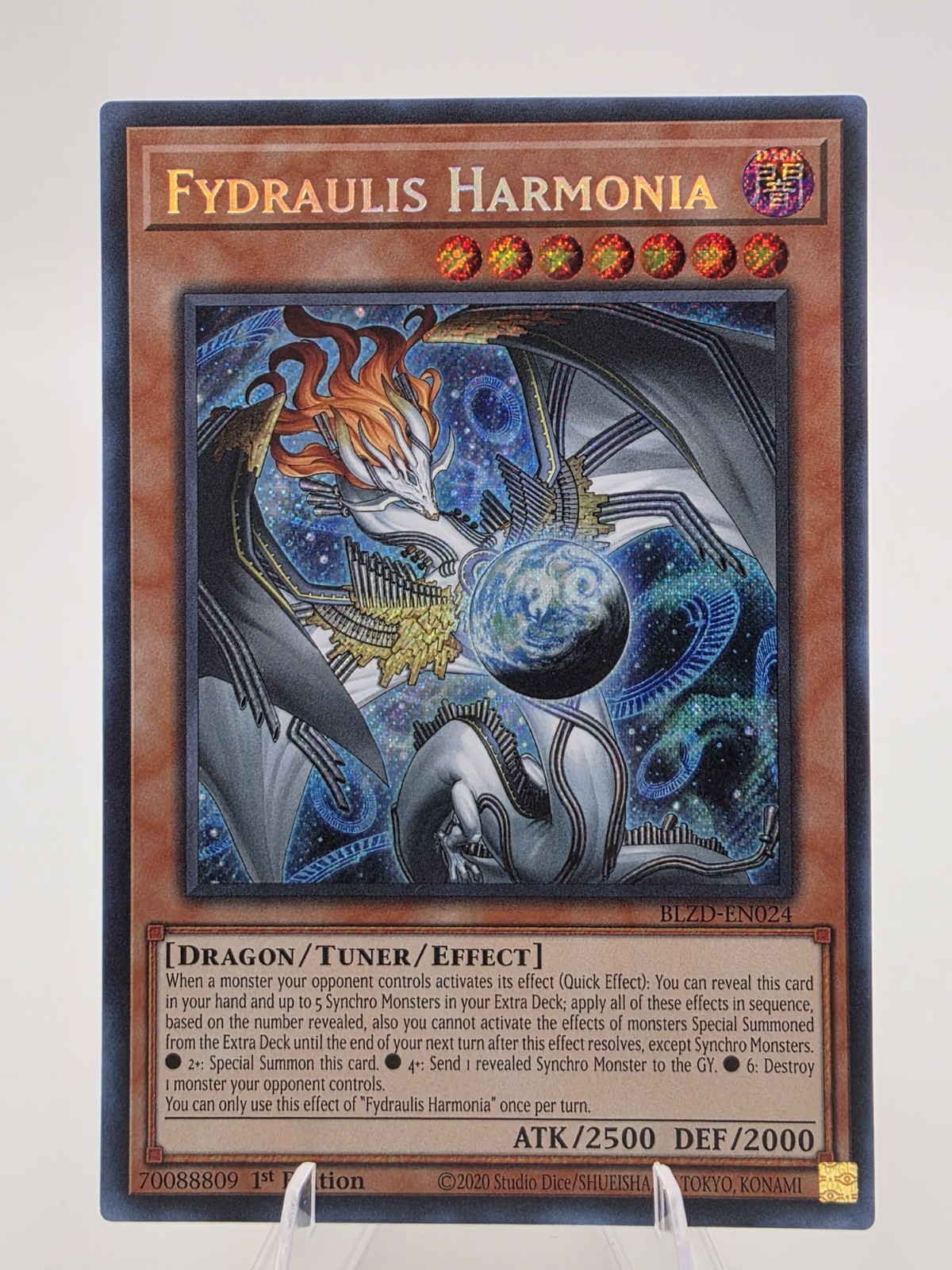 Yugioh – Fydraulis Harmonia – BLZD-EN024 – Secret Rare – 1st Ed – NM