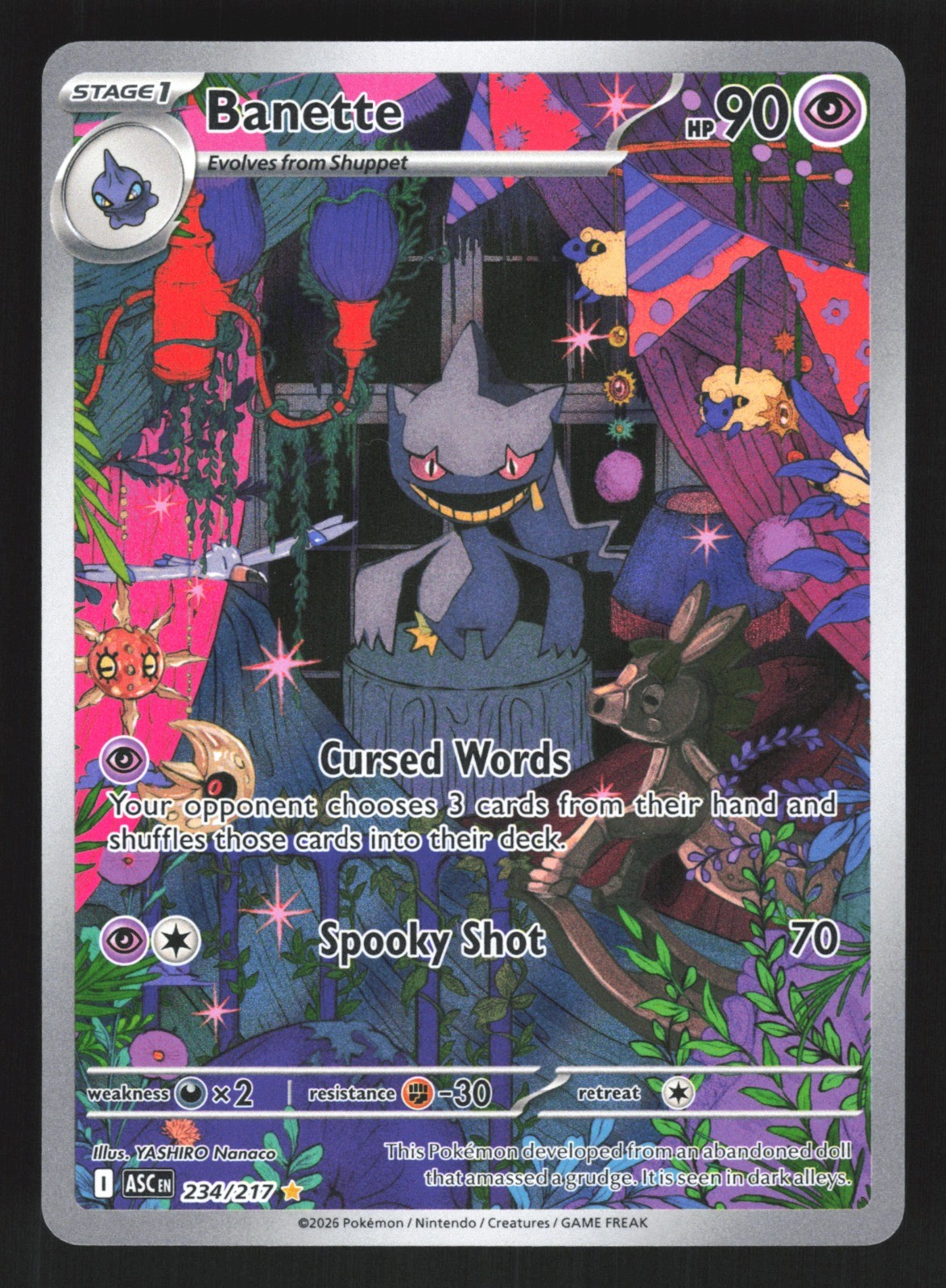 Banette ME: Ascended Heroes 234/217 NM