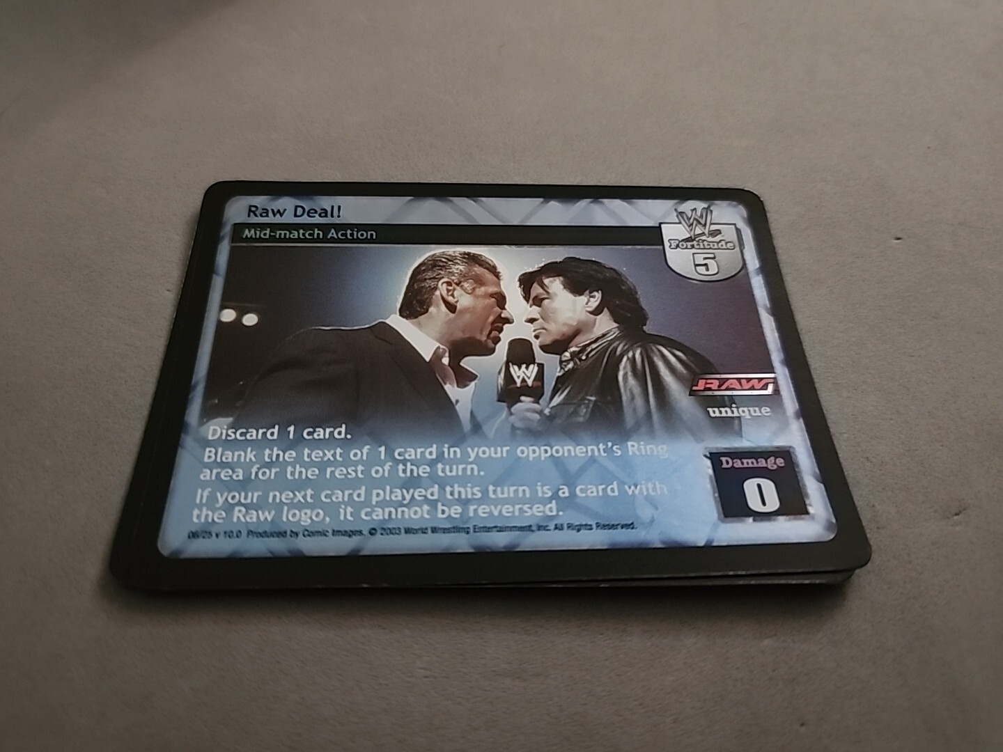 RAW DEAL Comic Images RAW DEAL! FOIL