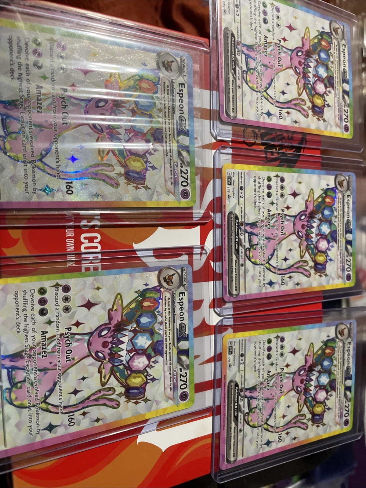Pokémon TCG Prismatic Evolutions Espeon ex SVP 175 Black Star Promo