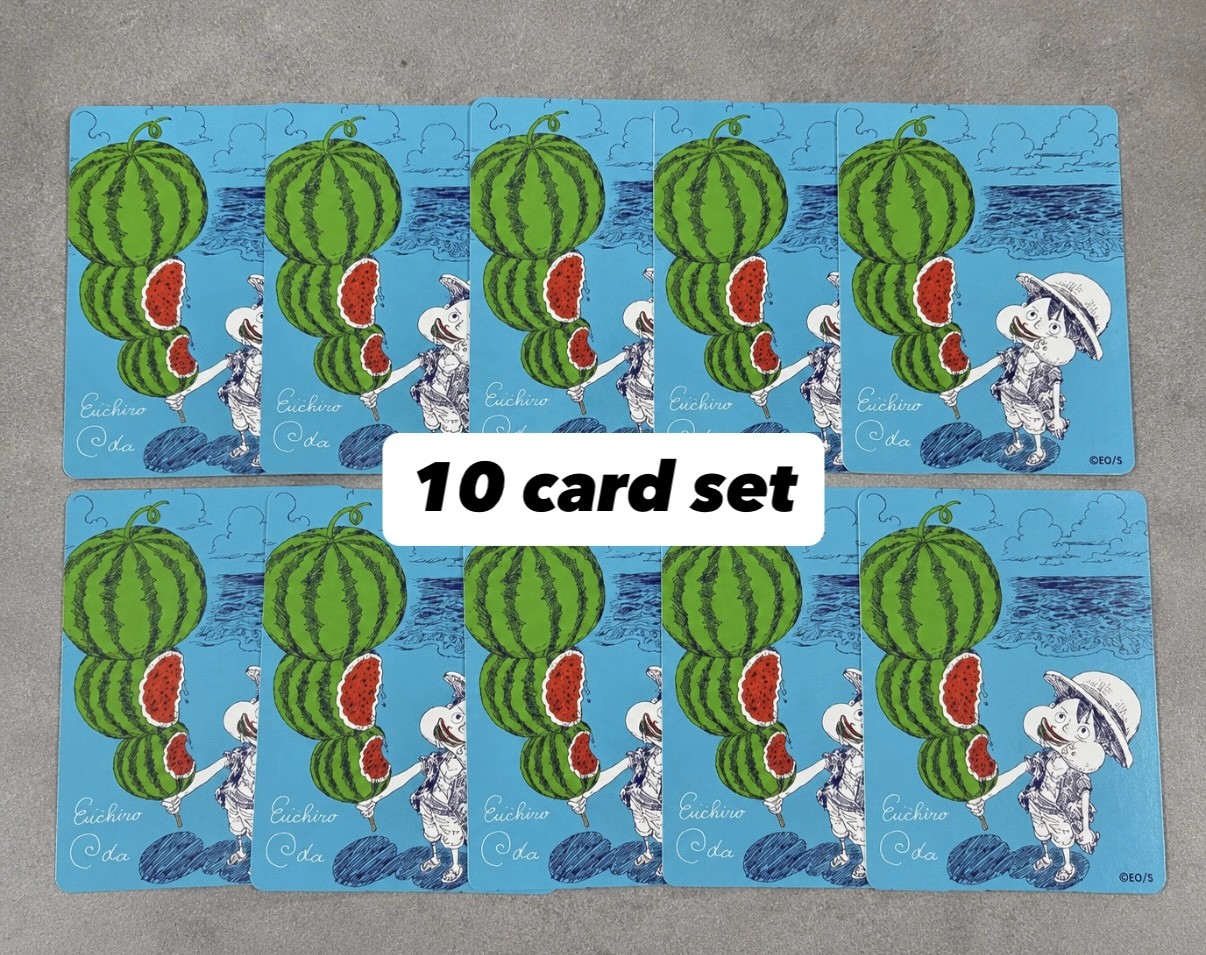 One Piece Meta Kira Foil Card Signed Oda Summer Fair 2026 Natsu Comi 10 card set