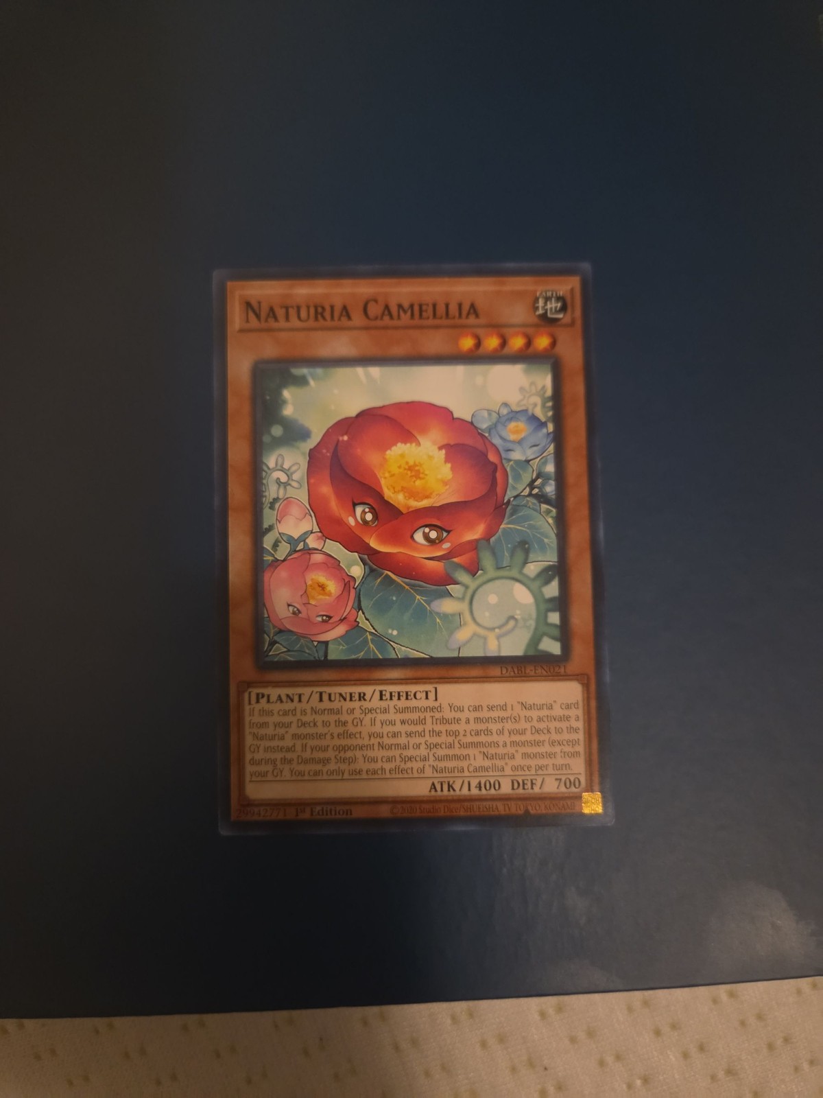 Yugioh Naturia Camellia MP23-EN171 Super 1st Edition Card