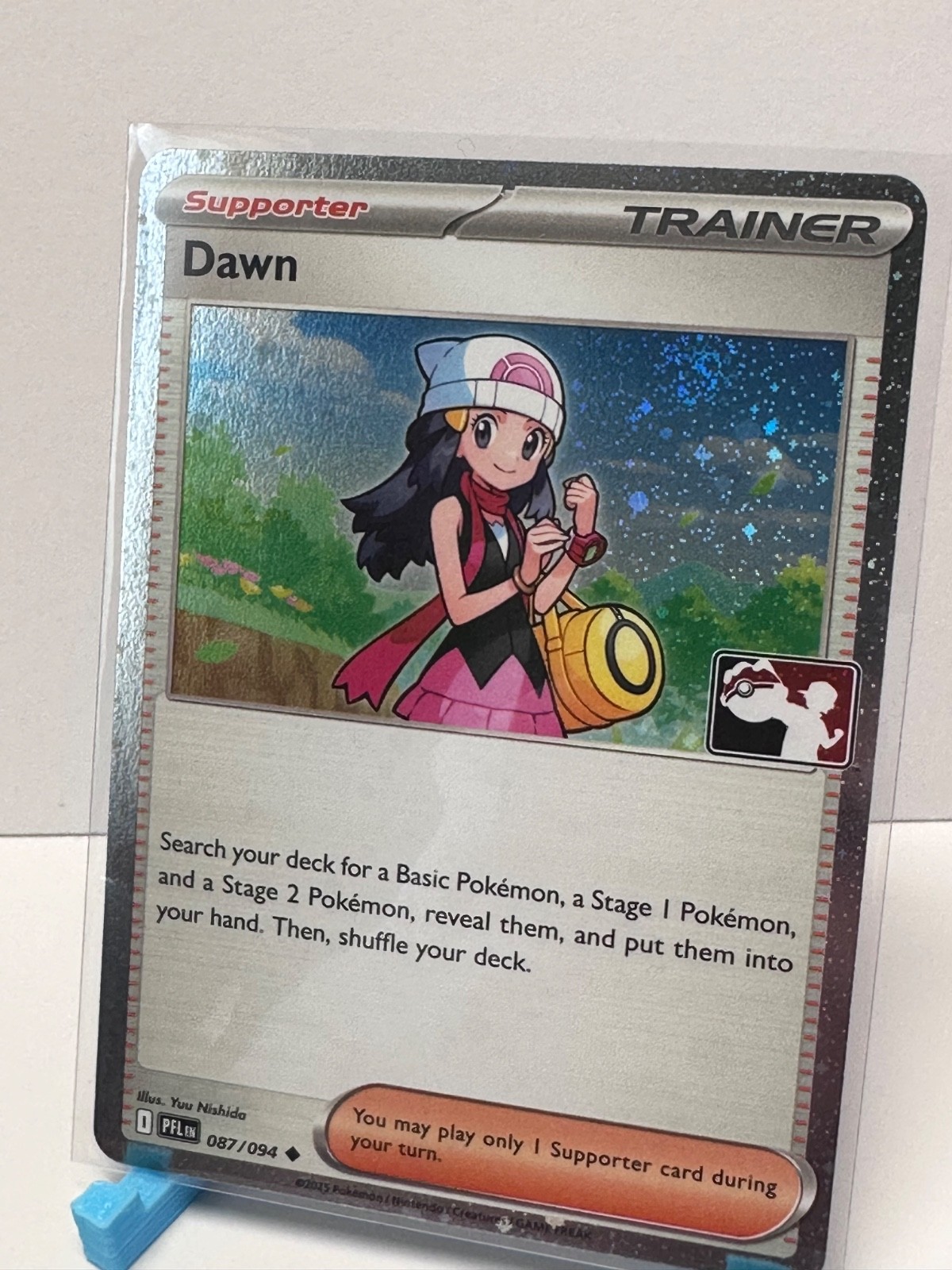Pokémon TCG Dawn 087/094 Stamped Prize Pack 9 Cosmo Holo