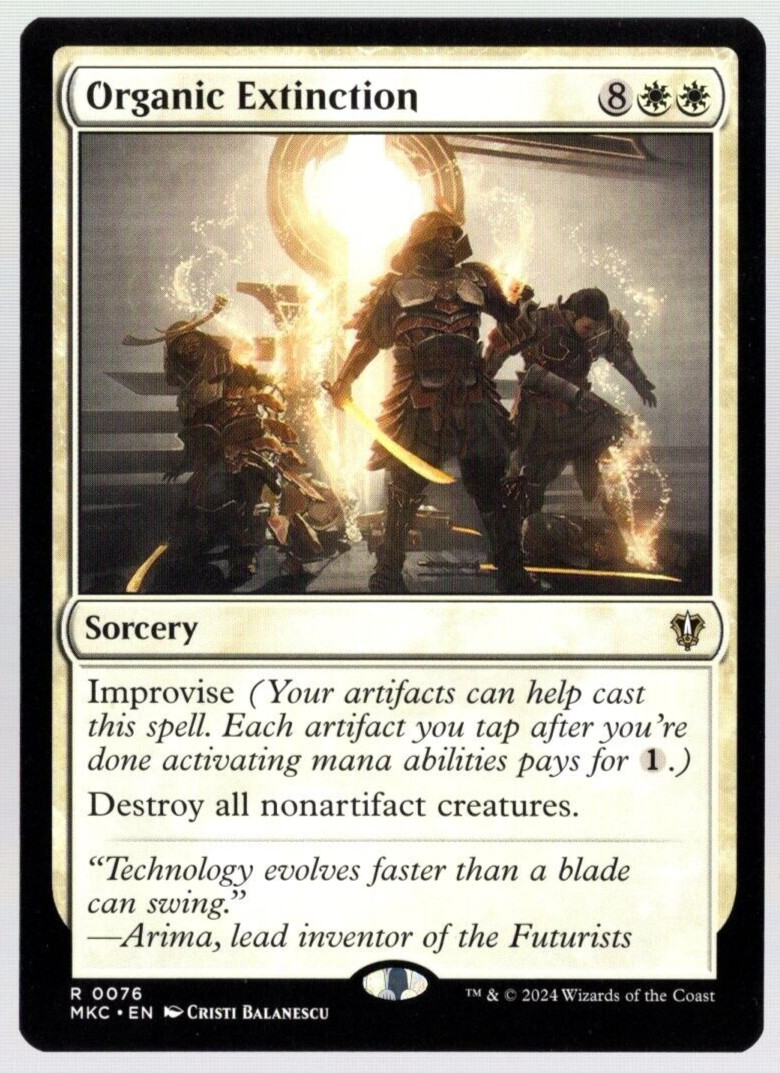Organic Extinction 0076 Non Foil Rare Murders at Karlov Manor MTG Near Mint