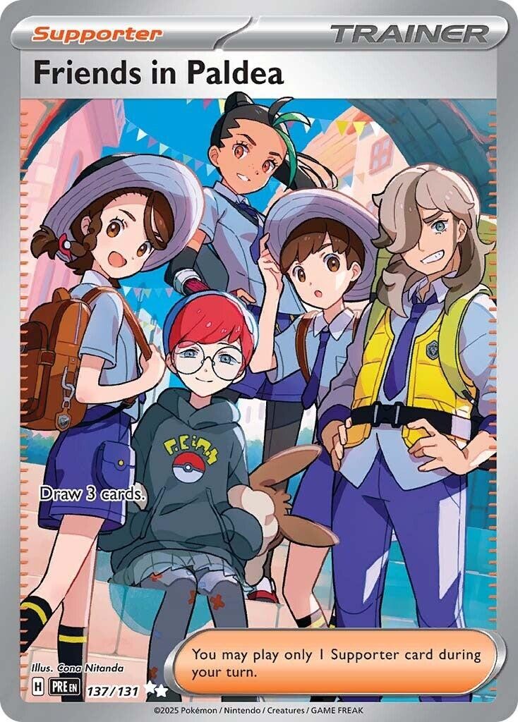 Holofoil – Friends in Paldea – 137/131 – 137/131 – SV: Prismatic Evolutions – NM