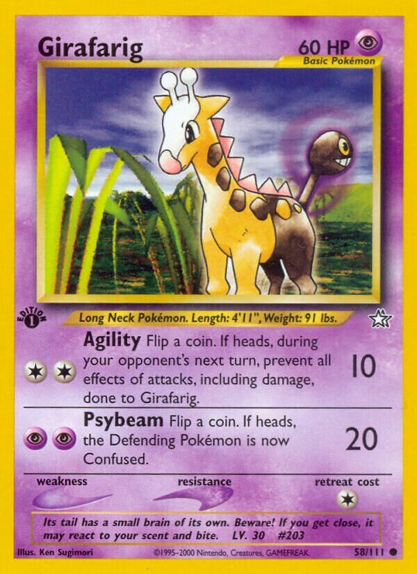 2000 – Pokemon TCG – Neo Genesis – Pick Your WOTC Card (s) – 1st Ed & Unlimited