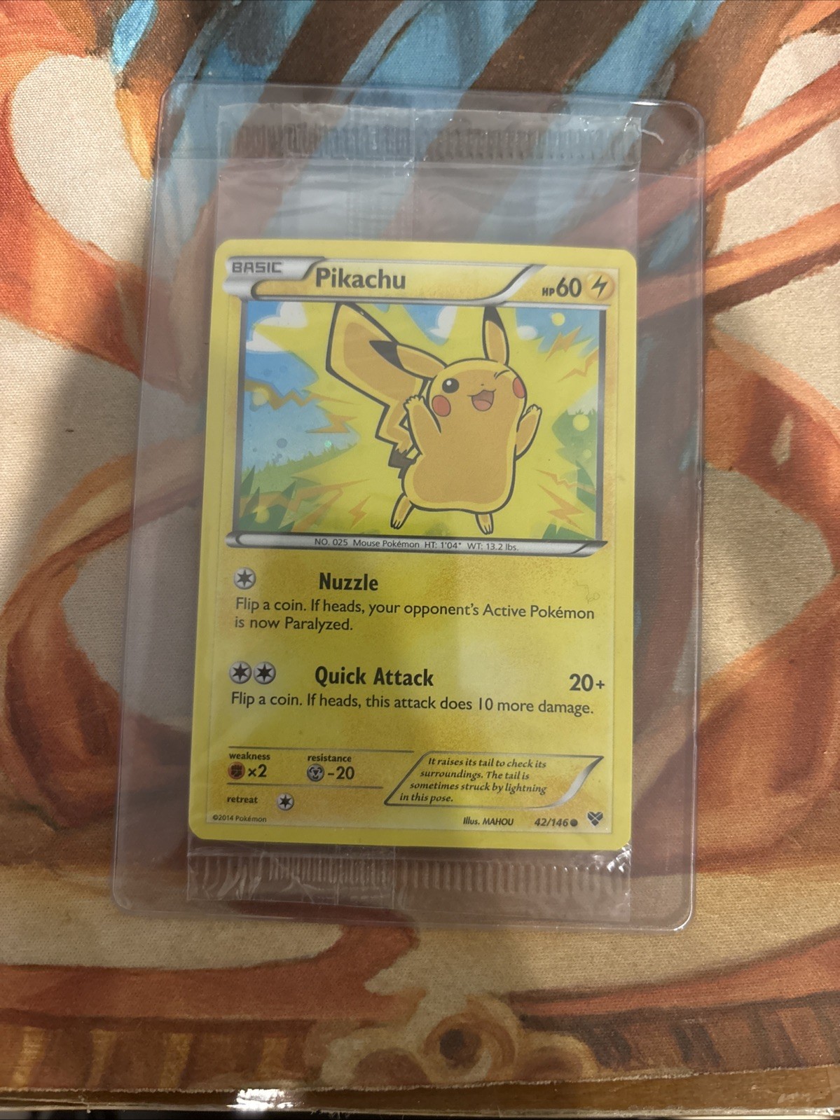 Pikachu Holo Limited Movie Promo #42/146 Pokemon XY Factory Sealed
