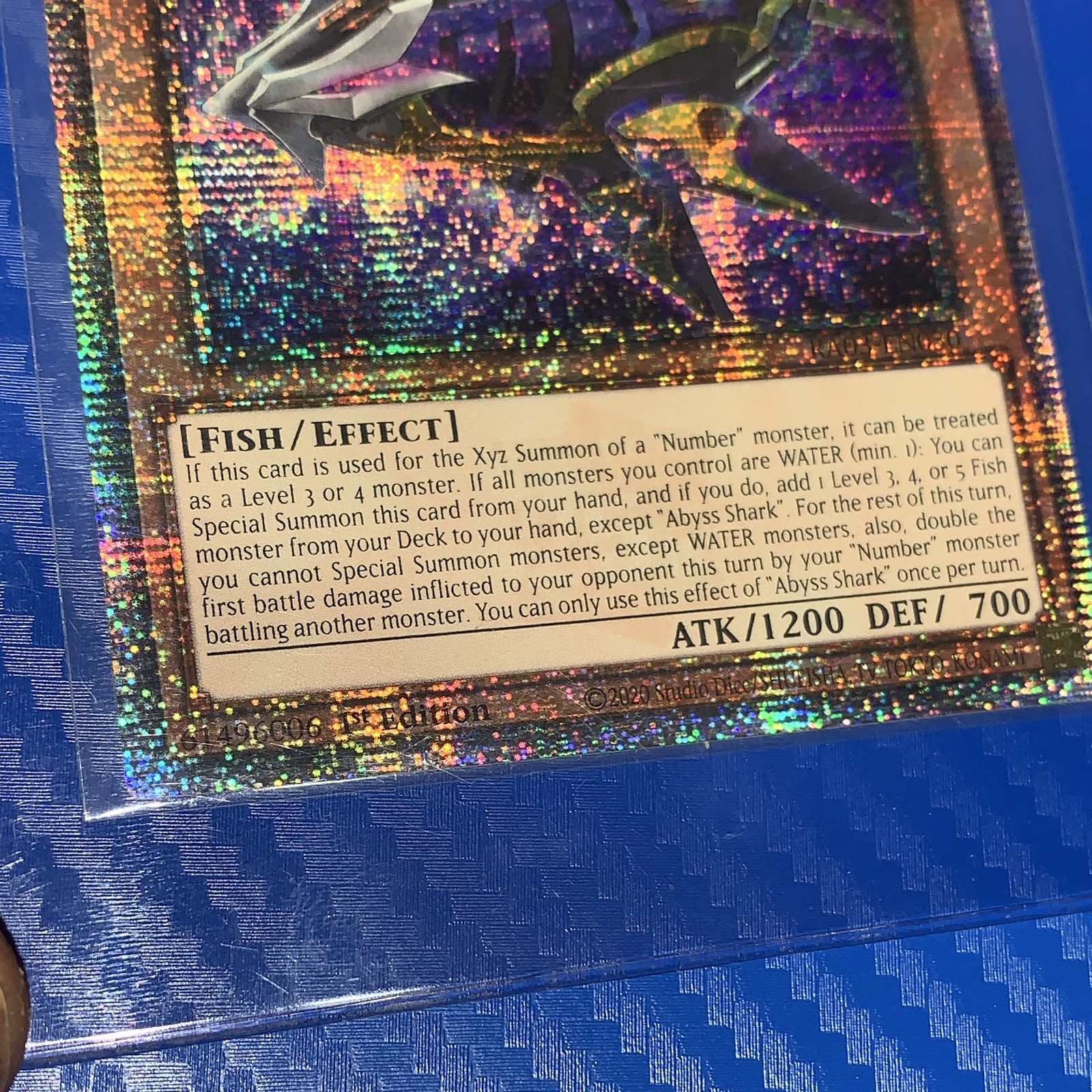 Konami Yu-Gi-Oh! TCG Abyss Shark RA03-EN030 Quarter Century Bonanza EN