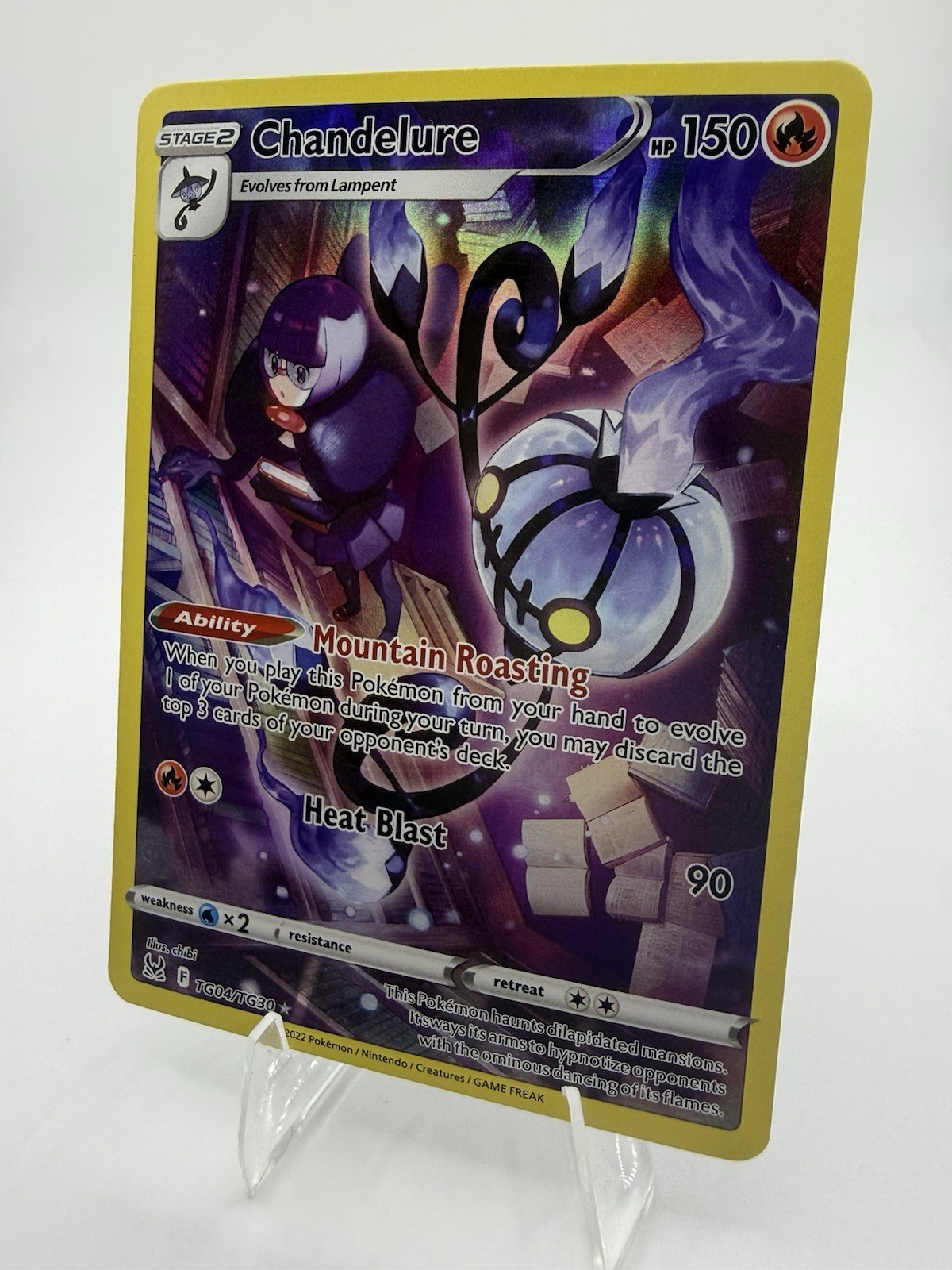 Chandelure – TG04/TG30 Ultra Rare Lost Origin M/NM Pokemon TCG