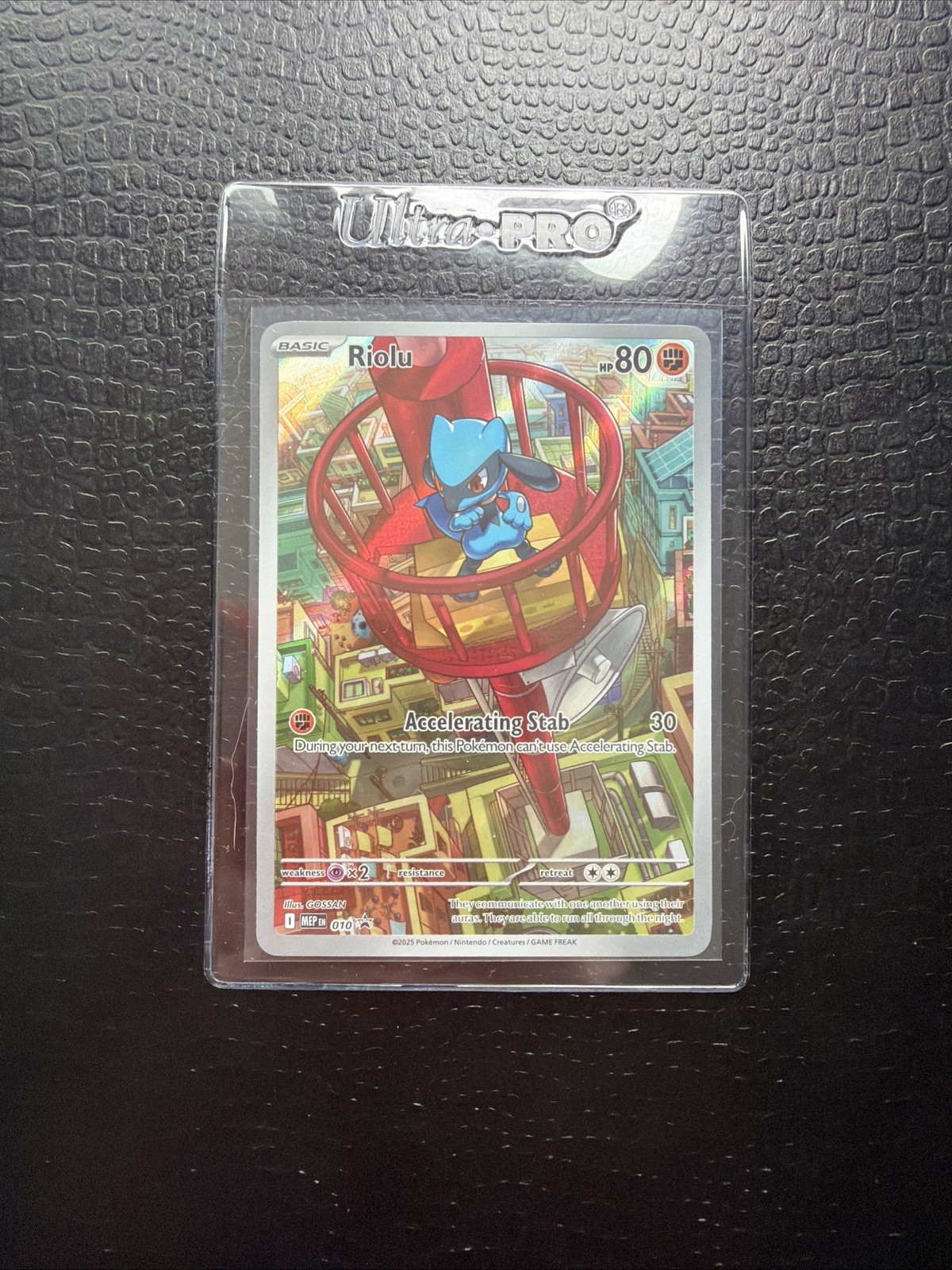 Riolu 010 Mega Evolution Black Star Promo Holo Full Art 2025