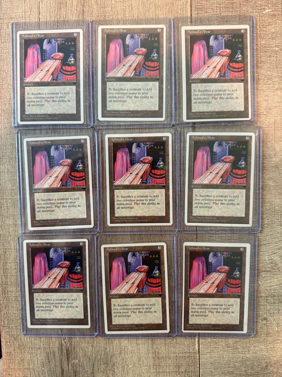 Ashnod’s Altar MTG Chronicles 1995 Artifact Commander Staple LP 🔥