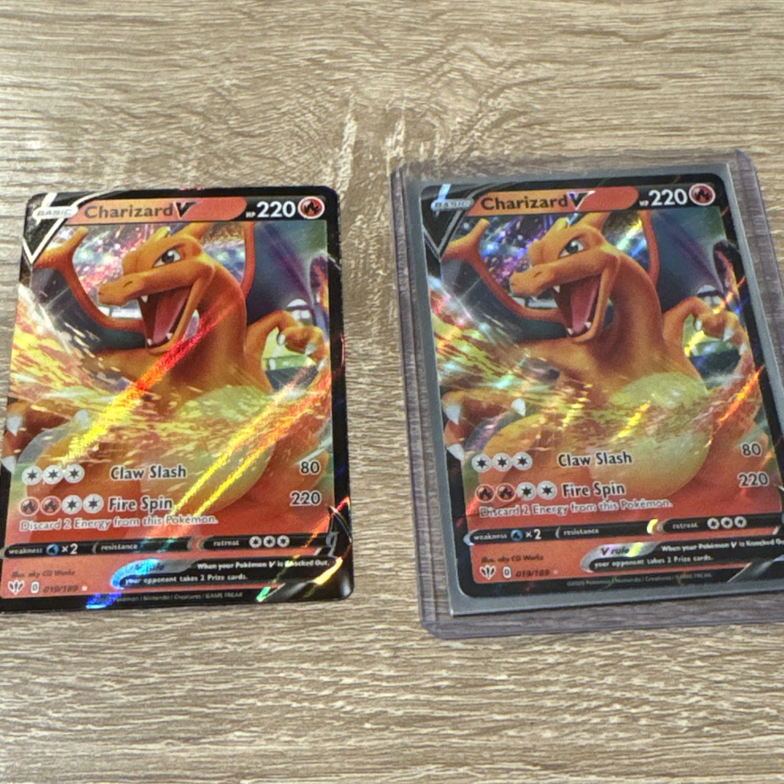 Pokémon TCG Charizard V 19/189 Darkness Ablaze GEM Mint HOLO – READ DESCRIPTION