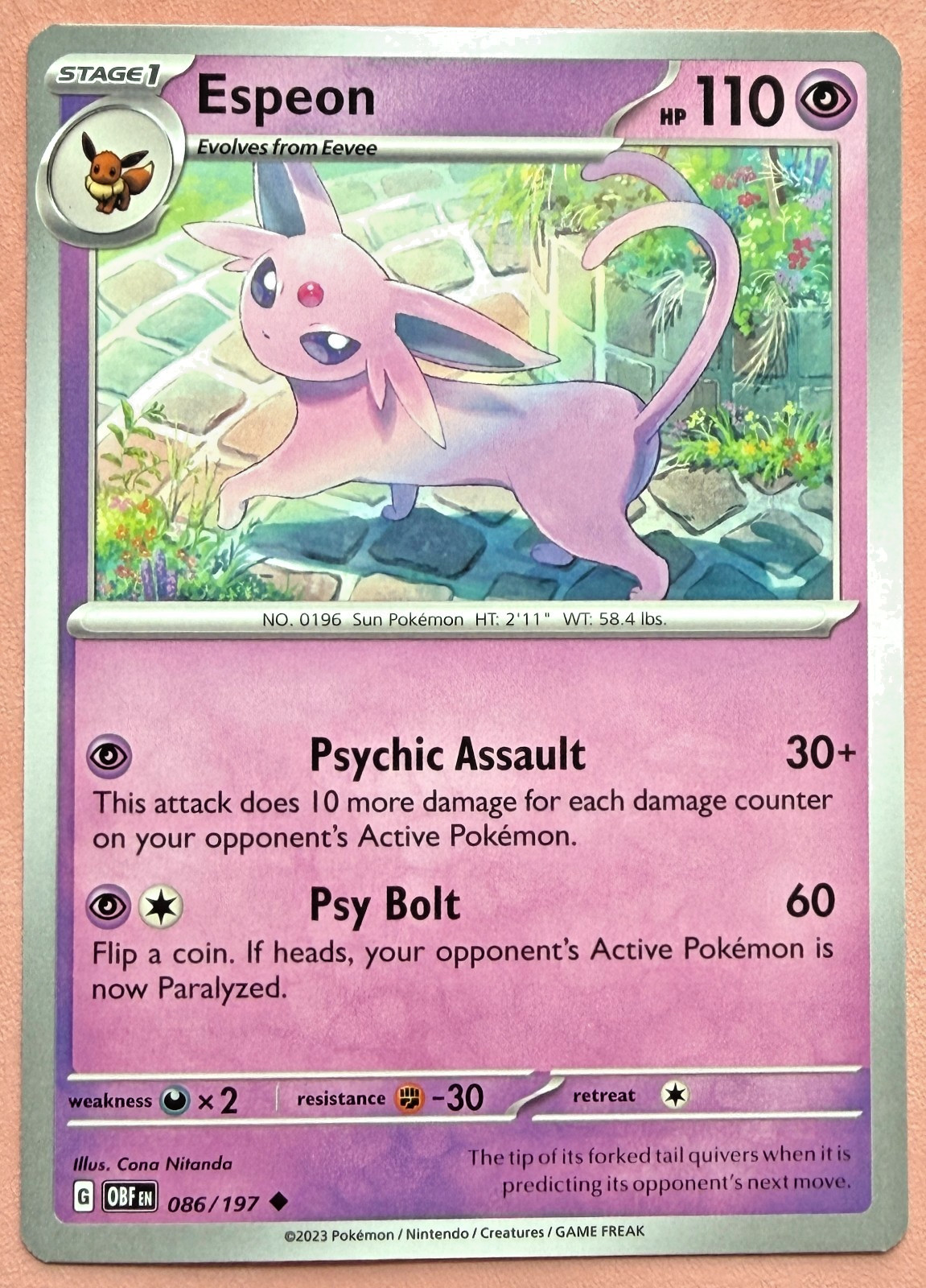 Espeon~Cute Pokemon Cards~ Pretty in Pink & Pastel Gallery