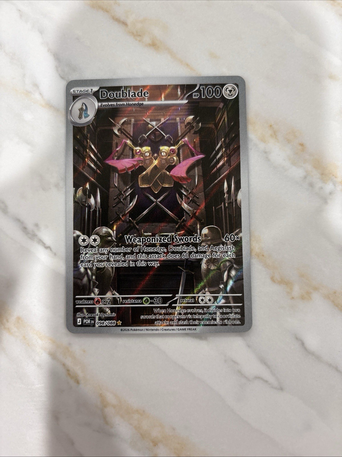 Doublade 098/088 Me03: Perfect Order Holo