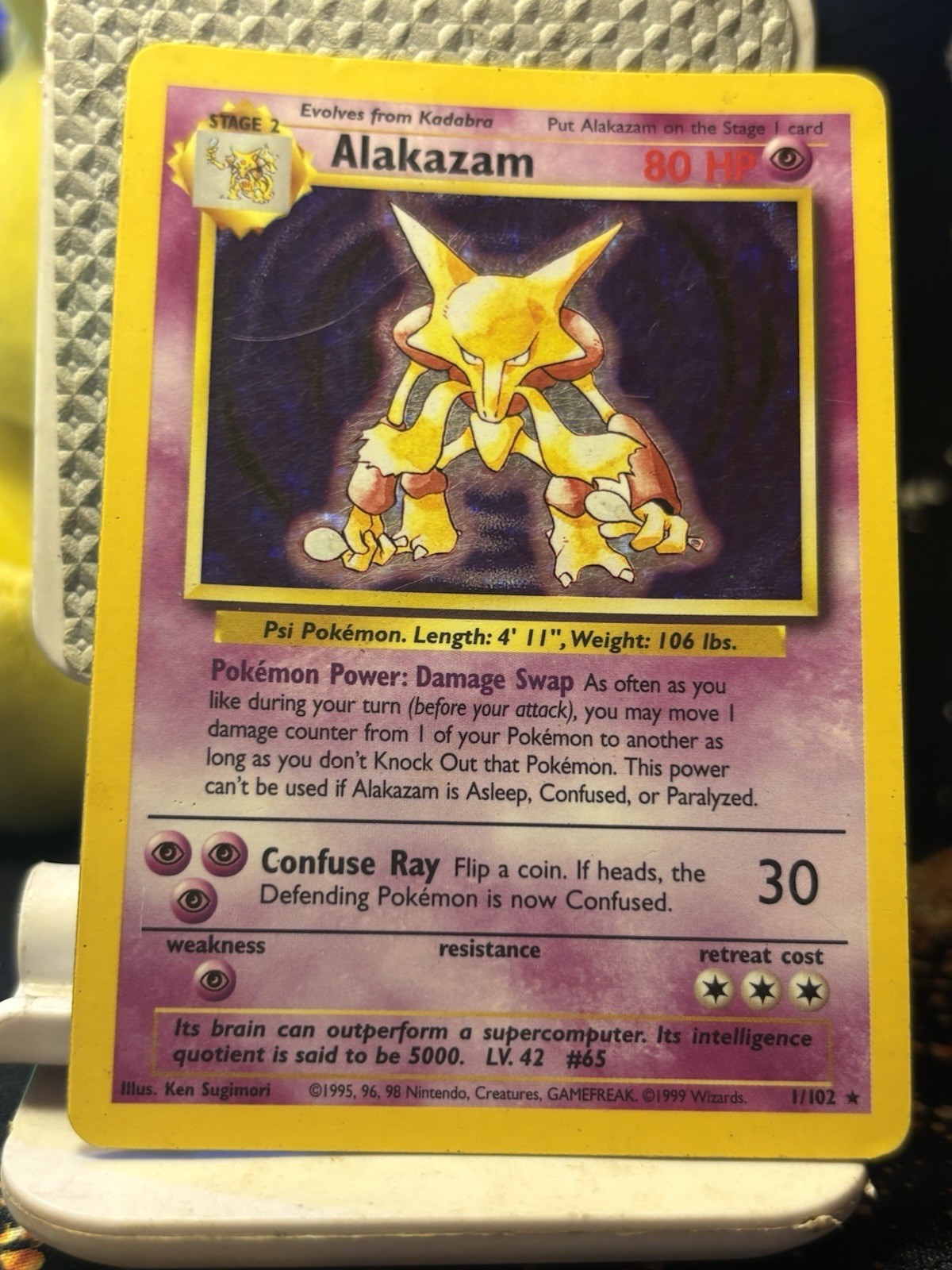 Alakazam 001/102 Base Set Holo