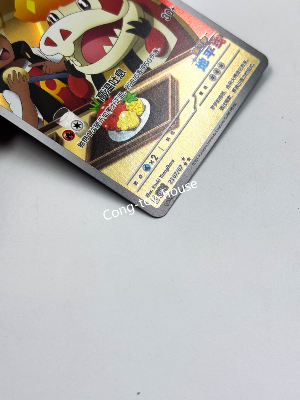 Pokémon TCG Chinese Card Gem Vol.5 CBB5C Crocalor Floragato Quaxwell 3Pcs