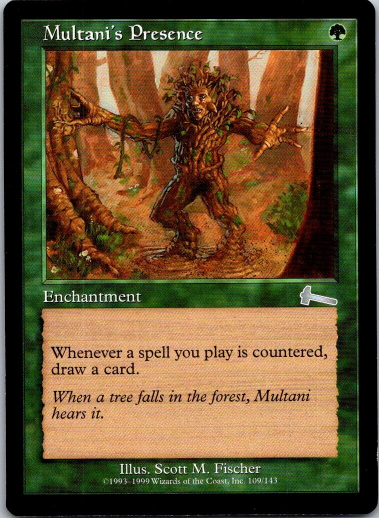 Magic the Gathering Multani’s Presence Urza’s Legacy MTG Free Shipping!