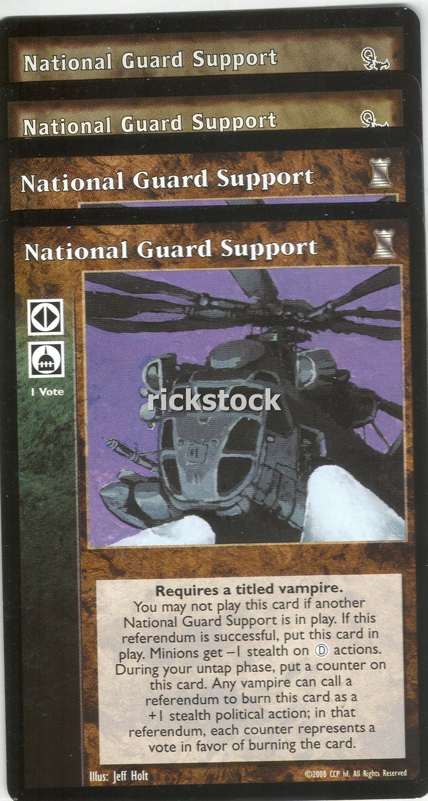 National Guard Support x4 KoT FN Jyhad VTES