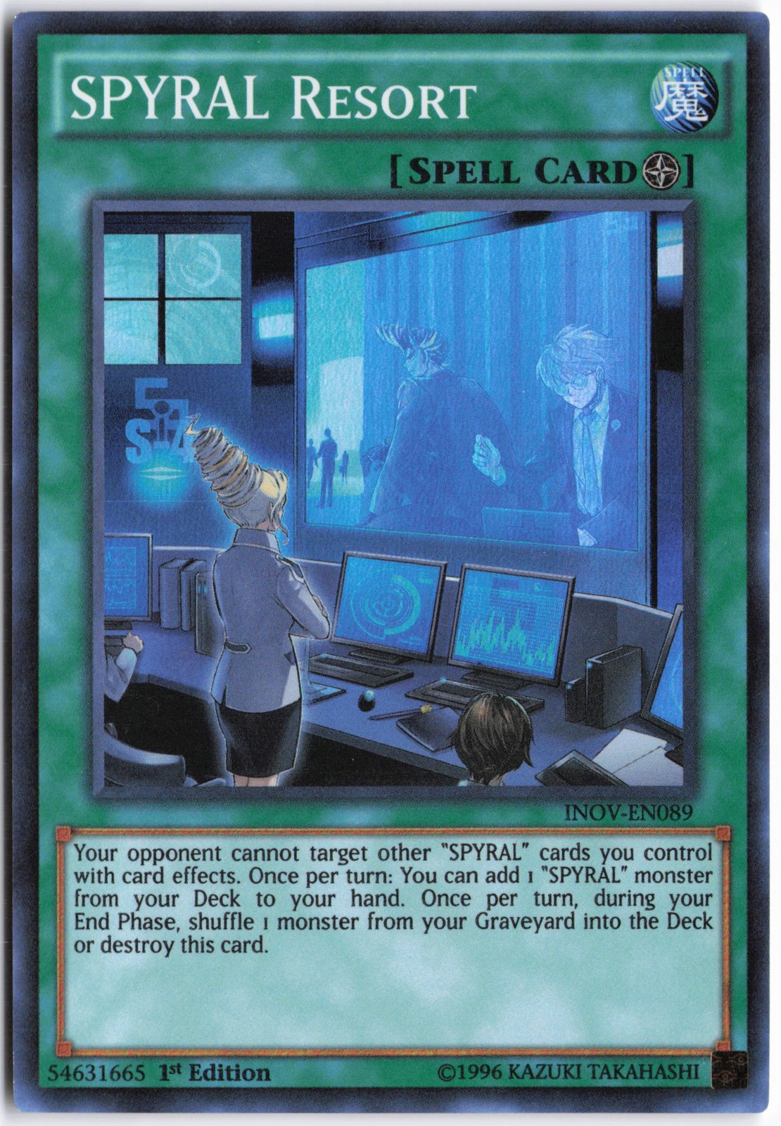 Yugioh – SPYRAL Resort INOV-EN089 1st Edition – Invasion: Vengeance