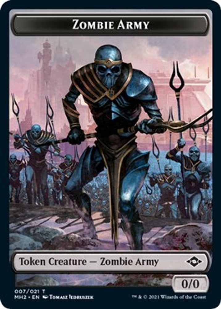 Zombie Army Token [Modern Horizons 2 – 7] NM