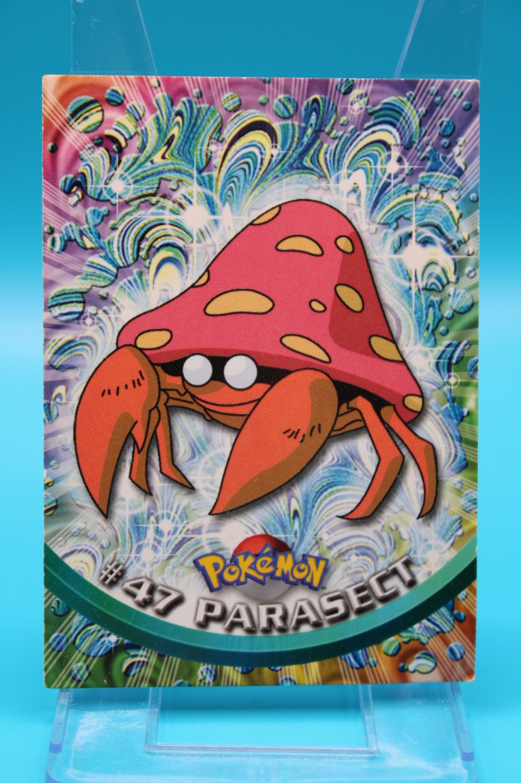 Pokemon TCG #47 Parasect Topps Black Logo 1999