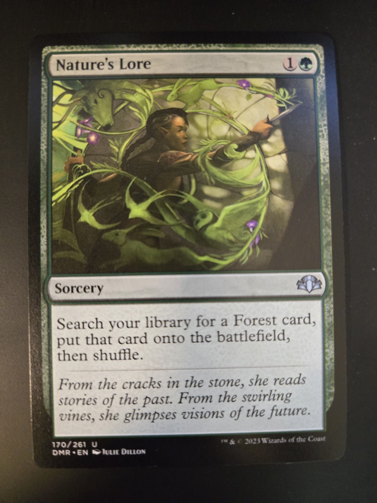 Nature’s Lore NM Dominaria: Remastered MTG FREE SHIPPING