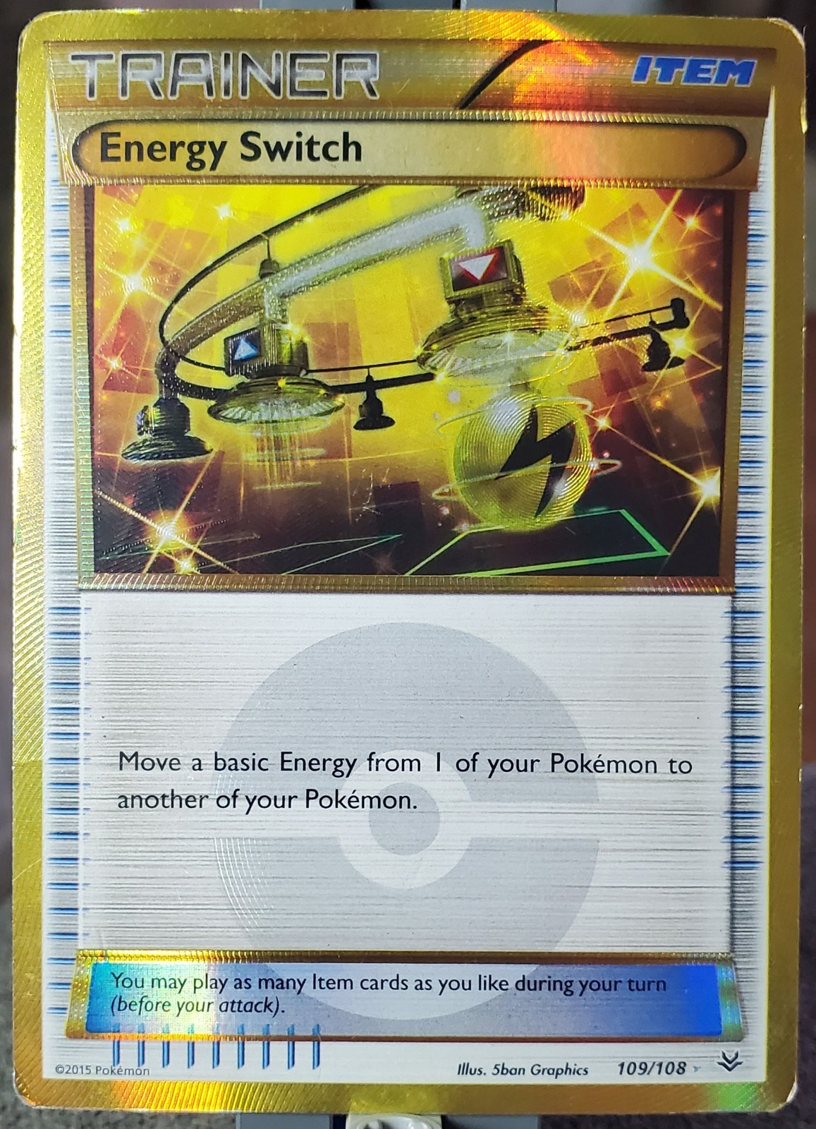 Energy Switch 109/108 Roaring Skies Holo