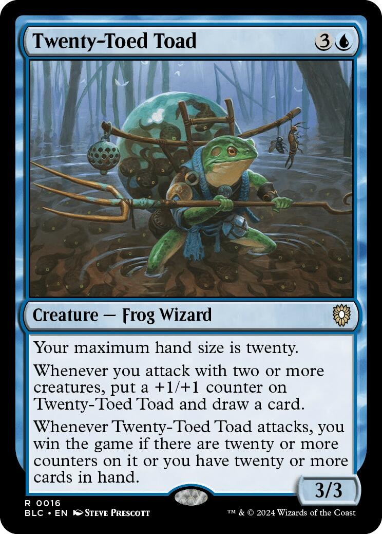 Magic – Twenty-Toed Toad – [BLC – 16 Near Mint]