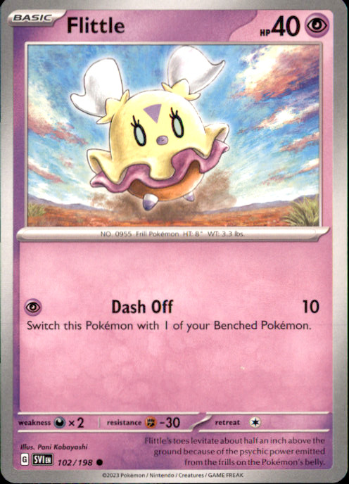 Flittle Common SV01: Scarlet & Violet Base Set 102/198 NM Hitoshi Ariga 2023