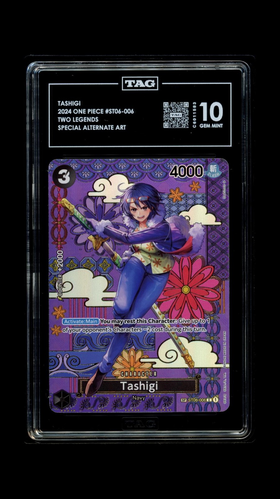 TAG 10 Tashigi ST06-006 – One Piece Two Legends – SP