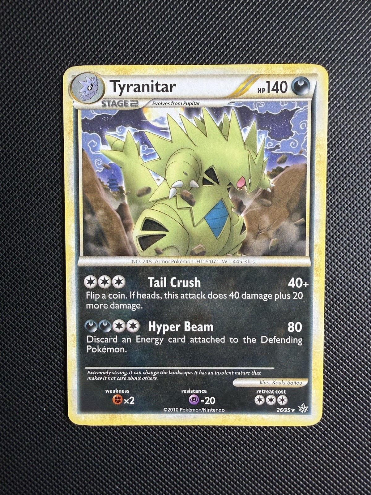 Tyranitar 26/95 HGSS Unleashed Non Holo Rare – Pokemon Card