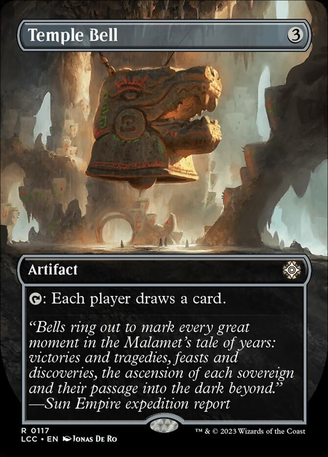 Temple Bell – Borderless Light Play Commander: The Lost Caverns of Ixalan MTG