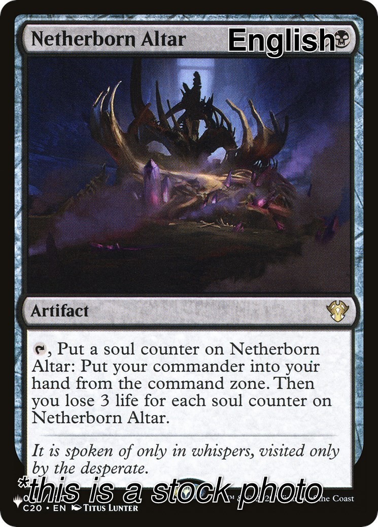 Netherborn Altar [Normal NM – The List Reprints 045/322]