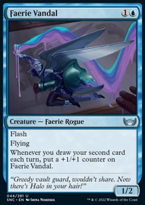MTG Magic the Gathering Faerie Vandal (44/484) Streets of New Capenna LP