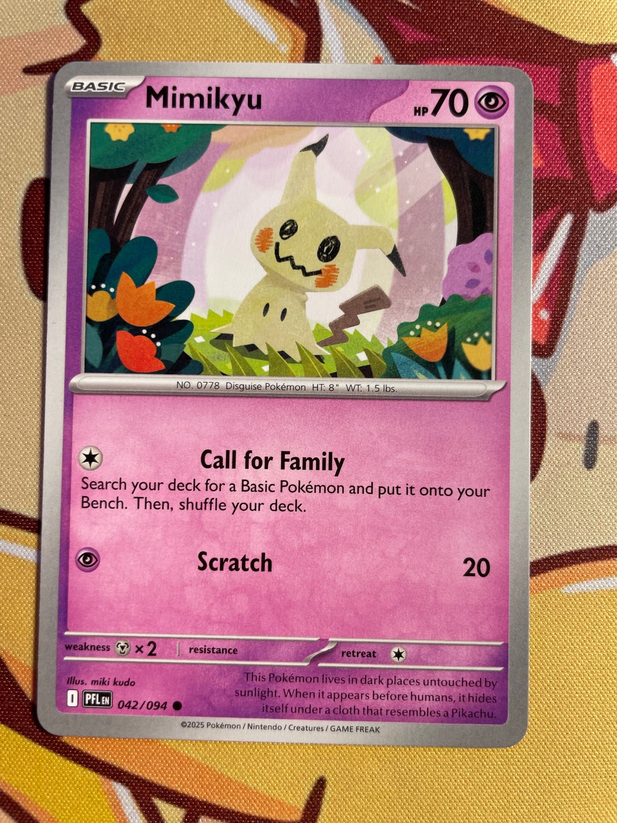 MBD: MEGA Starter Set Mega Diancie ex #006/021 Mimikyu