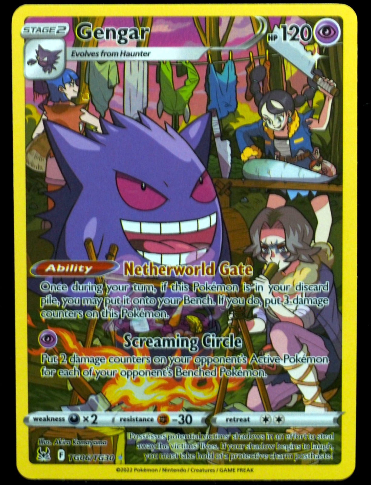 Gengar #TG06/TG30 NM Lost Origin Pokemon Card
