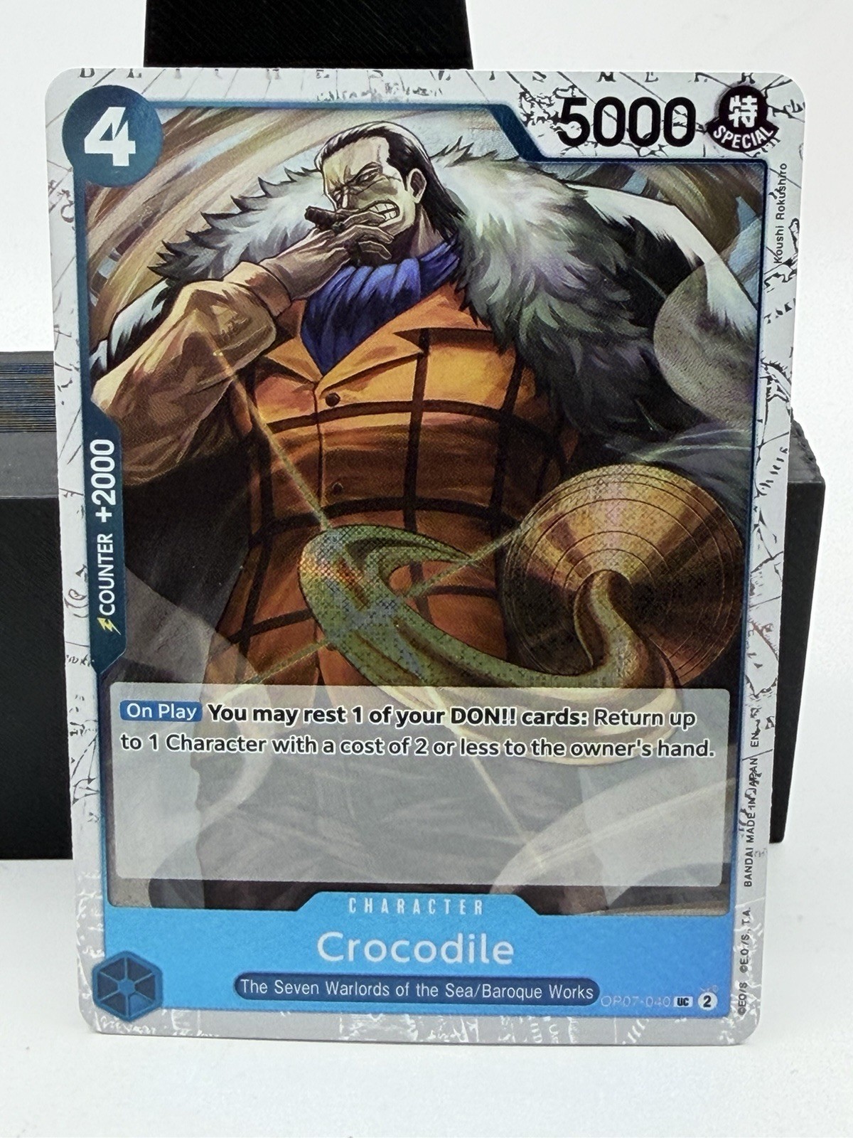 CROCODILE OPO7-040 Foil One Piece 500 YEARS IN THE FUTURE TCG Anime Card 907