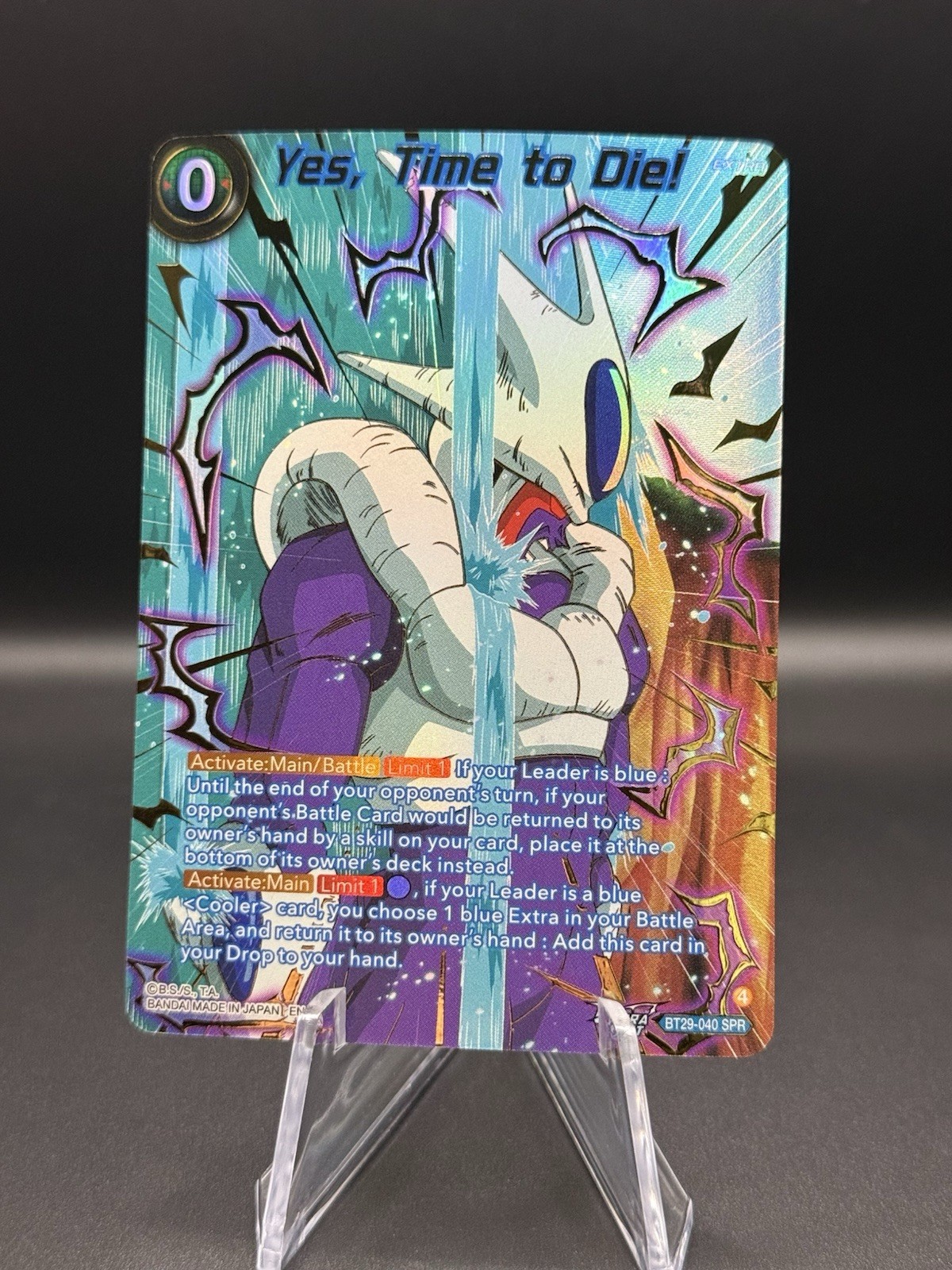 Dragon Ball Super Masters – Yes, Time To Die! SPR BT29-040