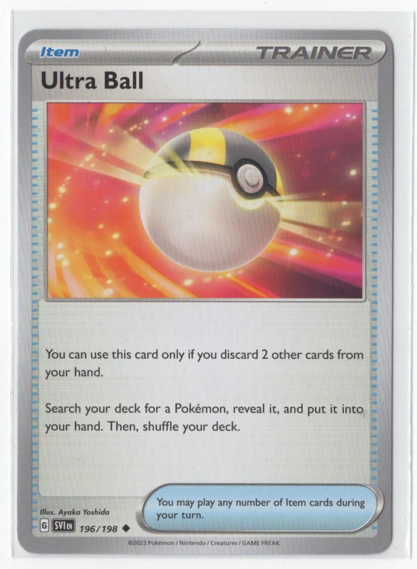 Pokemon Scarlet & Violet 196/198 Ultra Ball