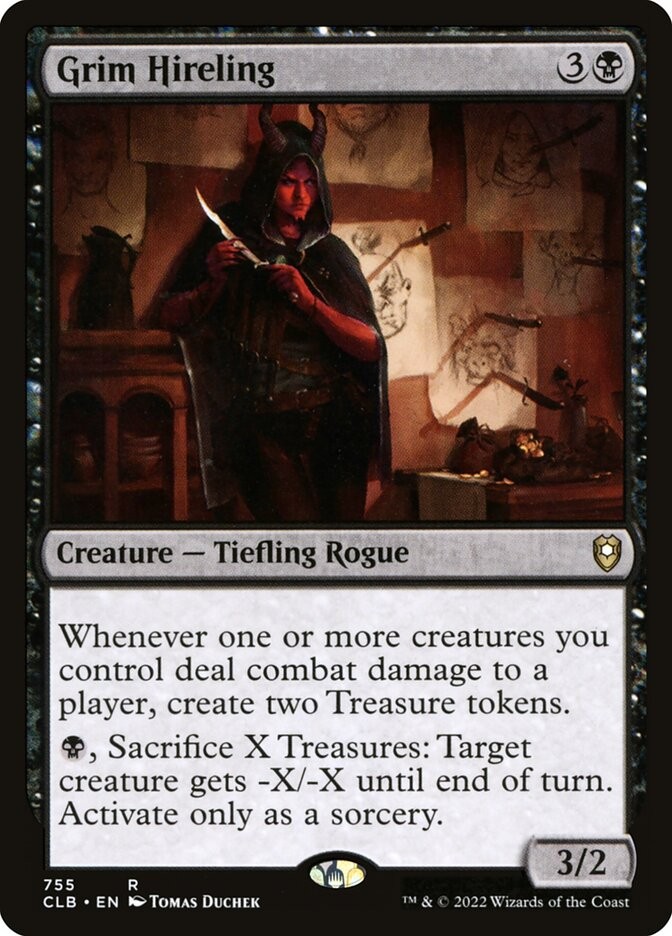 Grim Hireling [Commander Legends: Baldur’s Gate] #755 NM MTG