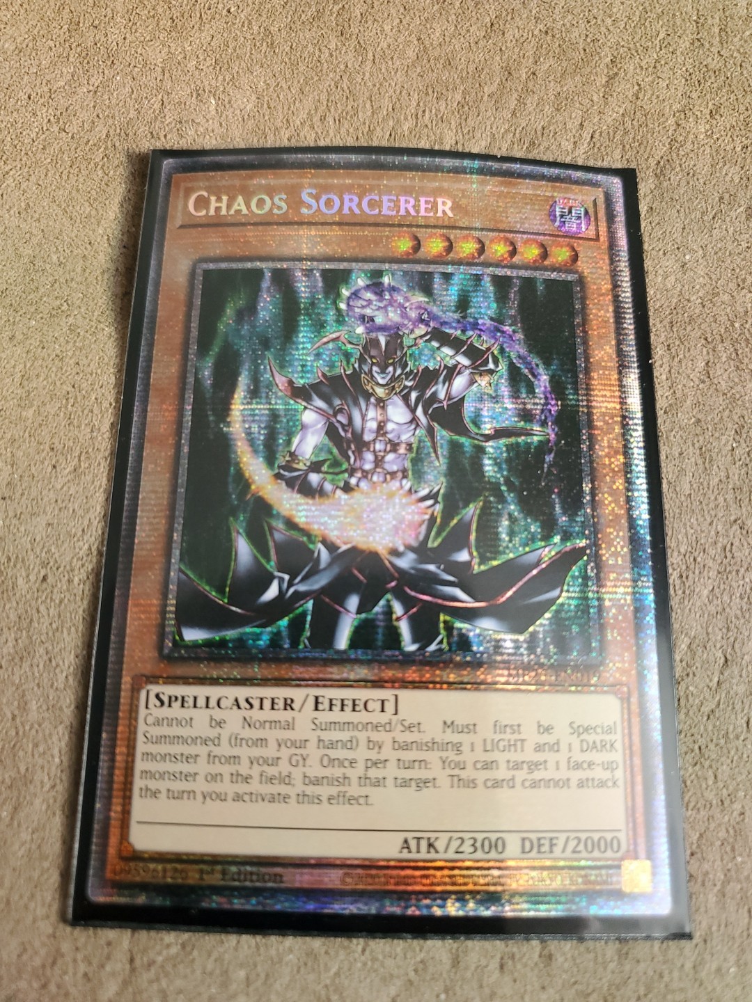 Yugioh – Chaos Sorcerer – MP25-EN019 – Starlight Rare – 2025 Mega Pack – NM/M