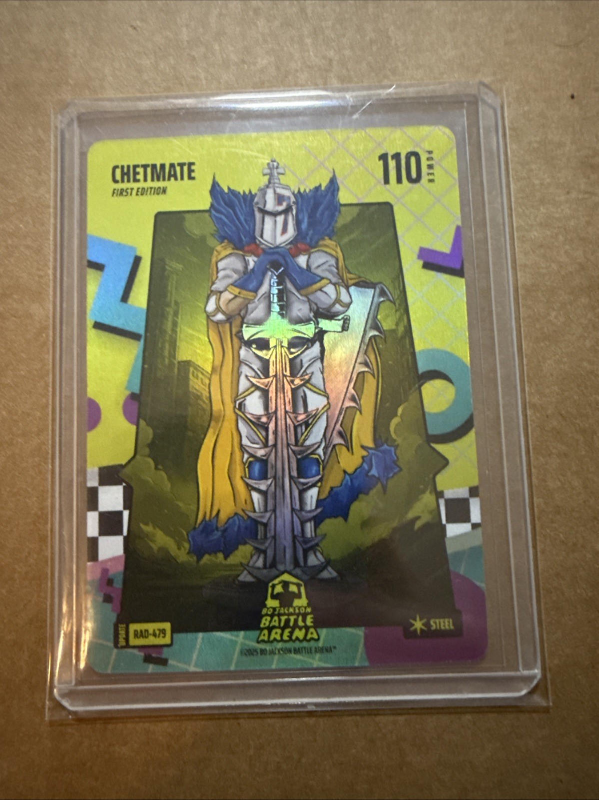 Bo Jackson Battle Arena Update 80’s Rad Battlefoil RAD-479 Chetmate