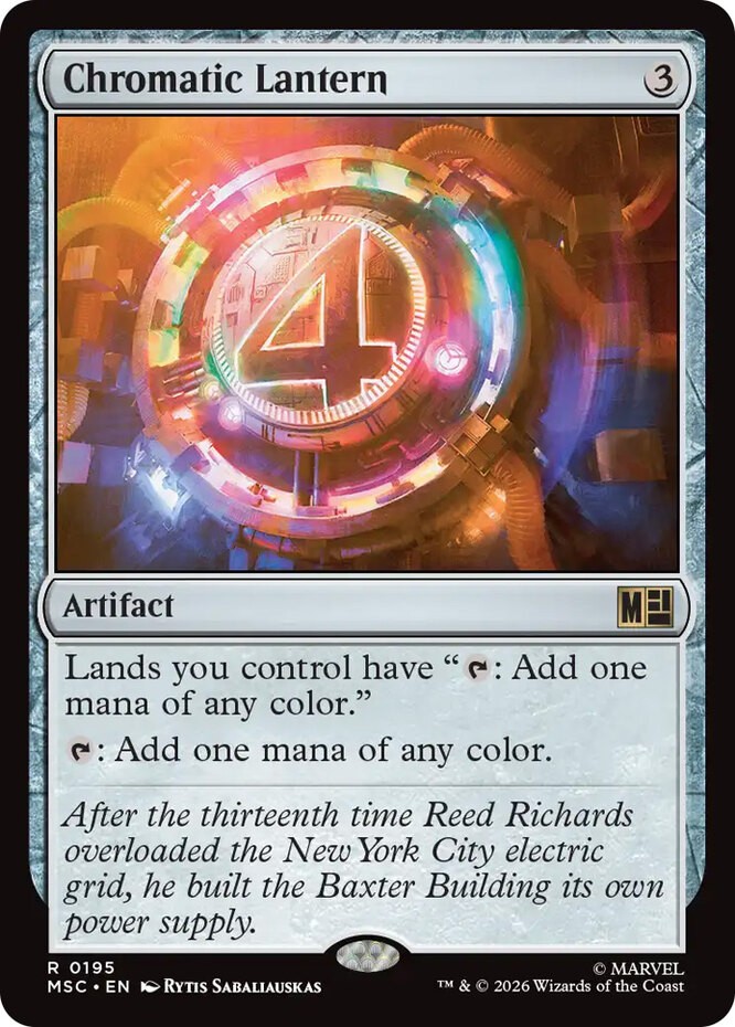 x1 Chromatic Lantern R MTG Commander: Marvel Super Heroes M/NM, English