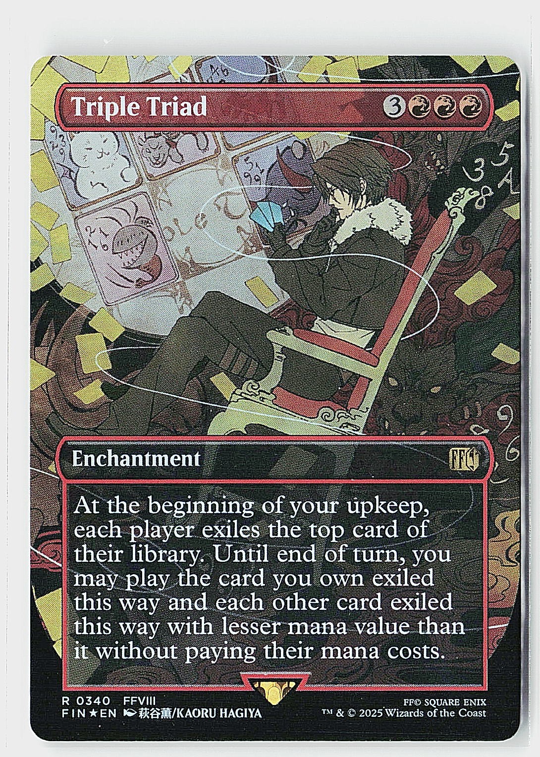 Triple Triad (Borderless) Foil R FINAL FANTASY 340 NM