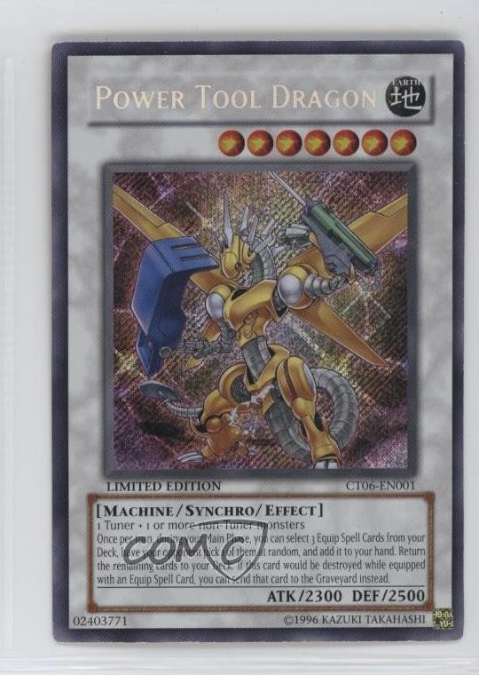 Power Tool Dragon YuGiOh Series 6 Collectors Tins Limited Edition Promo 2009
