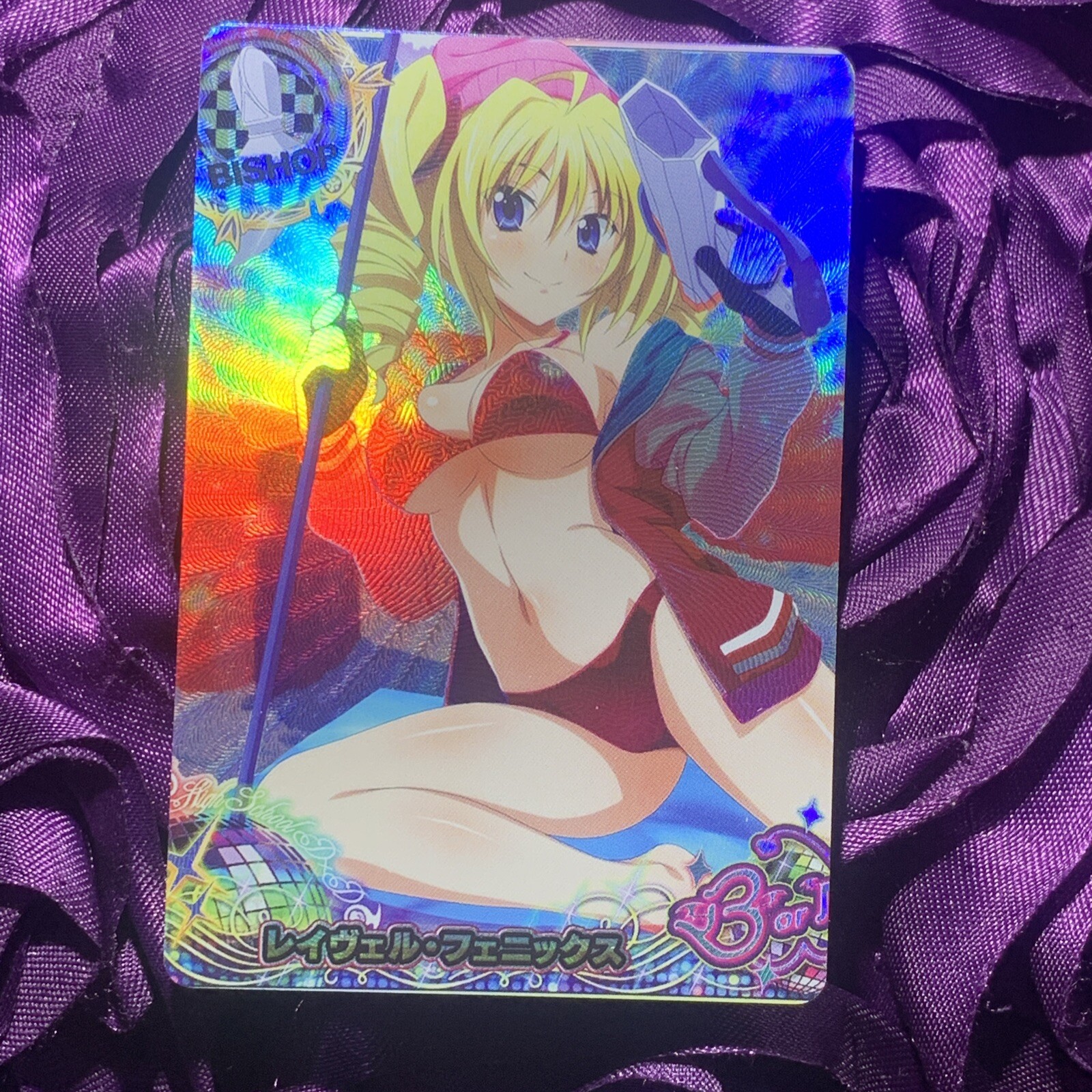 Ravel Phoenix HIGH SCHOOL DXD Snow Winter Waifu Girl ACG Anime Holo Card